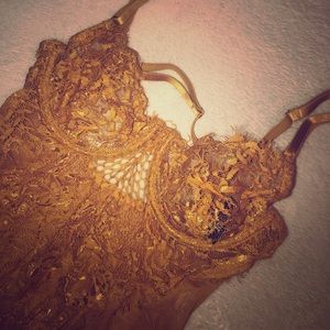 Mustard/Yellow Lingerie Bodysuit